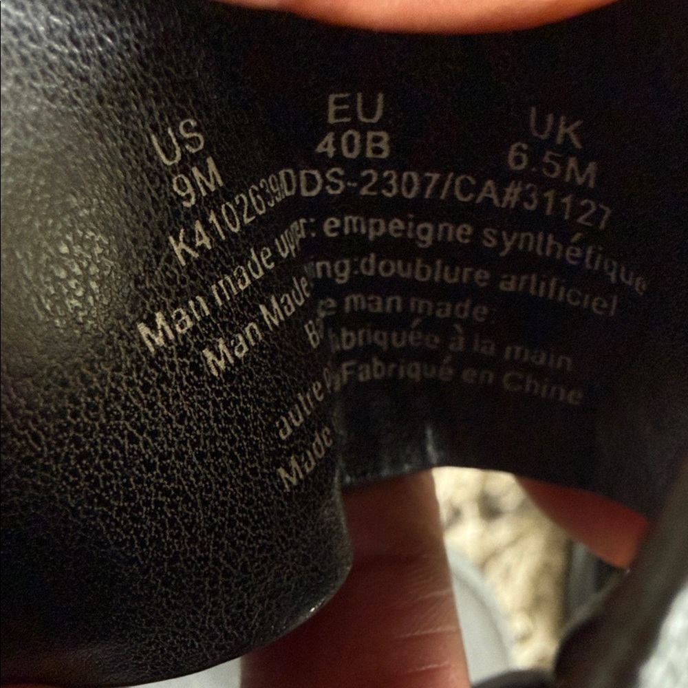 DKNY Black Patterned Logo Toe-Ring Slides - image 4